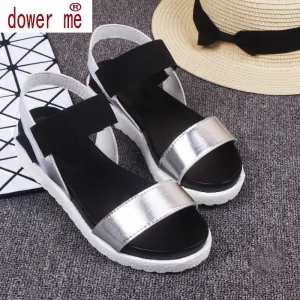 Flip Flops In Florida 2017 New Hot Sale Sandals Women Summer Slip On Shoes Peep-toe Flat Shoes Roman Sandals Mujer Sandalias Ladies Flip Flops Sandal