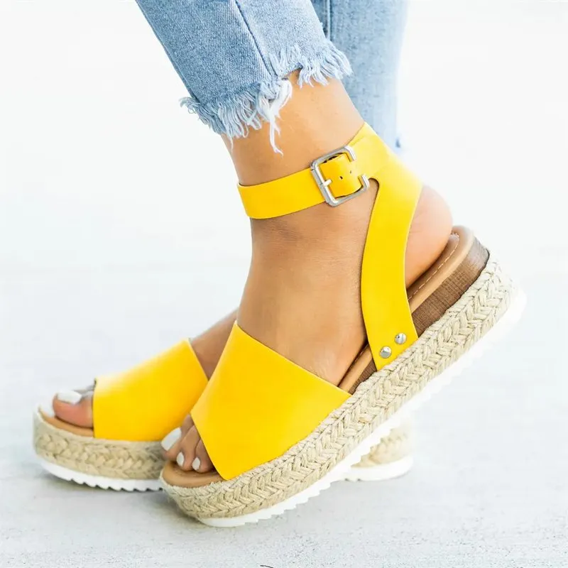 2019 Flop Chaussures Femme Platform Sandals Neutral Flat Shoes