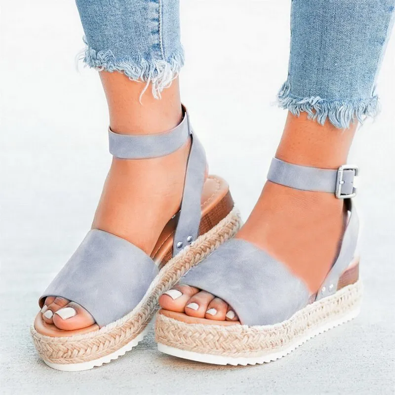 2019 Flop Chaussures Femme Platform Sandals Flat Bottom Shoes For Lifting
