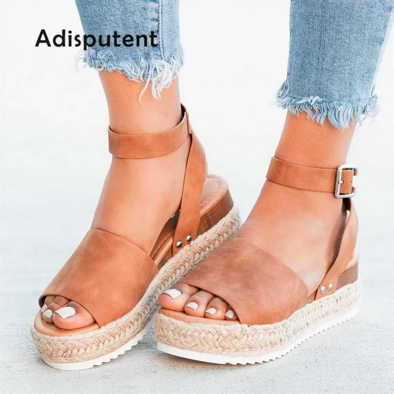 2019 Flop Chaussures Femme Platform Sandals Flat Shoes Pictures