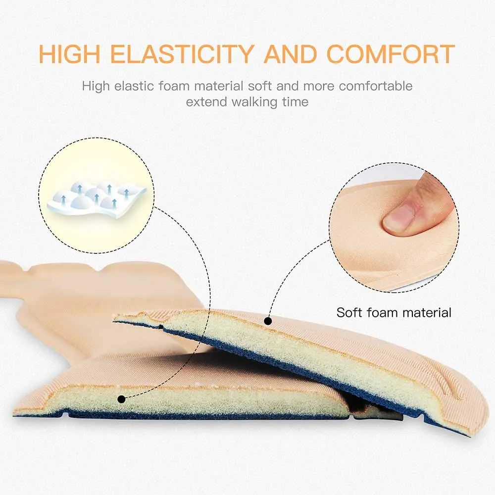 Running Shoes Flat Feet 2020 New Heel Insoles, Shoe Insoles, Heel Cushions, Sponge Shoes Pads with High Heel Inserts for Loose Shoes, Metatarsal Pain, Arch Pain, Foot Pain, Heel Sore and Heel Spurs (Women 4.5-9.5)