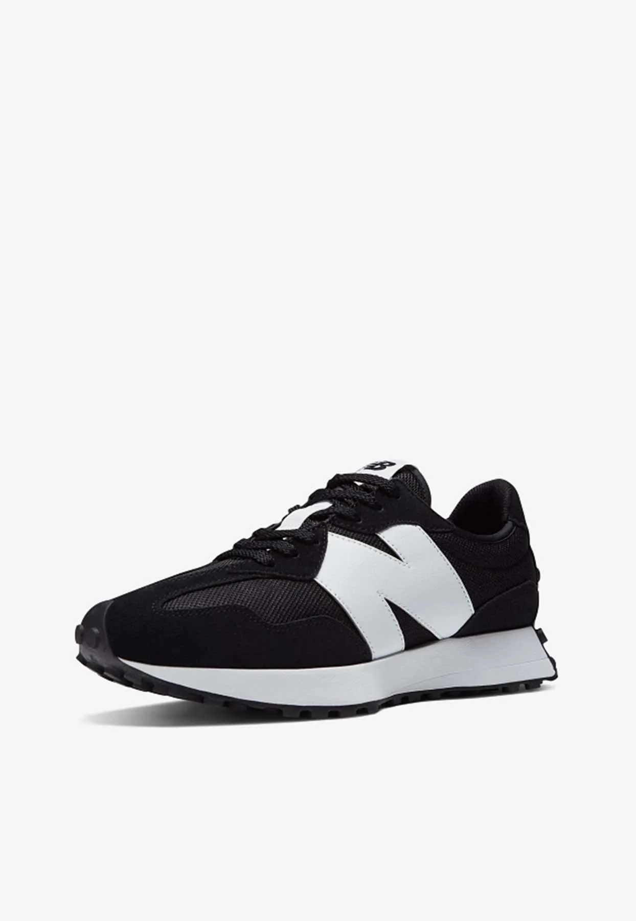 New Balance 530 Women's Black 327 Low-Top Sneakers in Black with White
