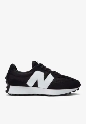 327 Low-Top Sneakers in Black with White New Balance 530 Sneaker