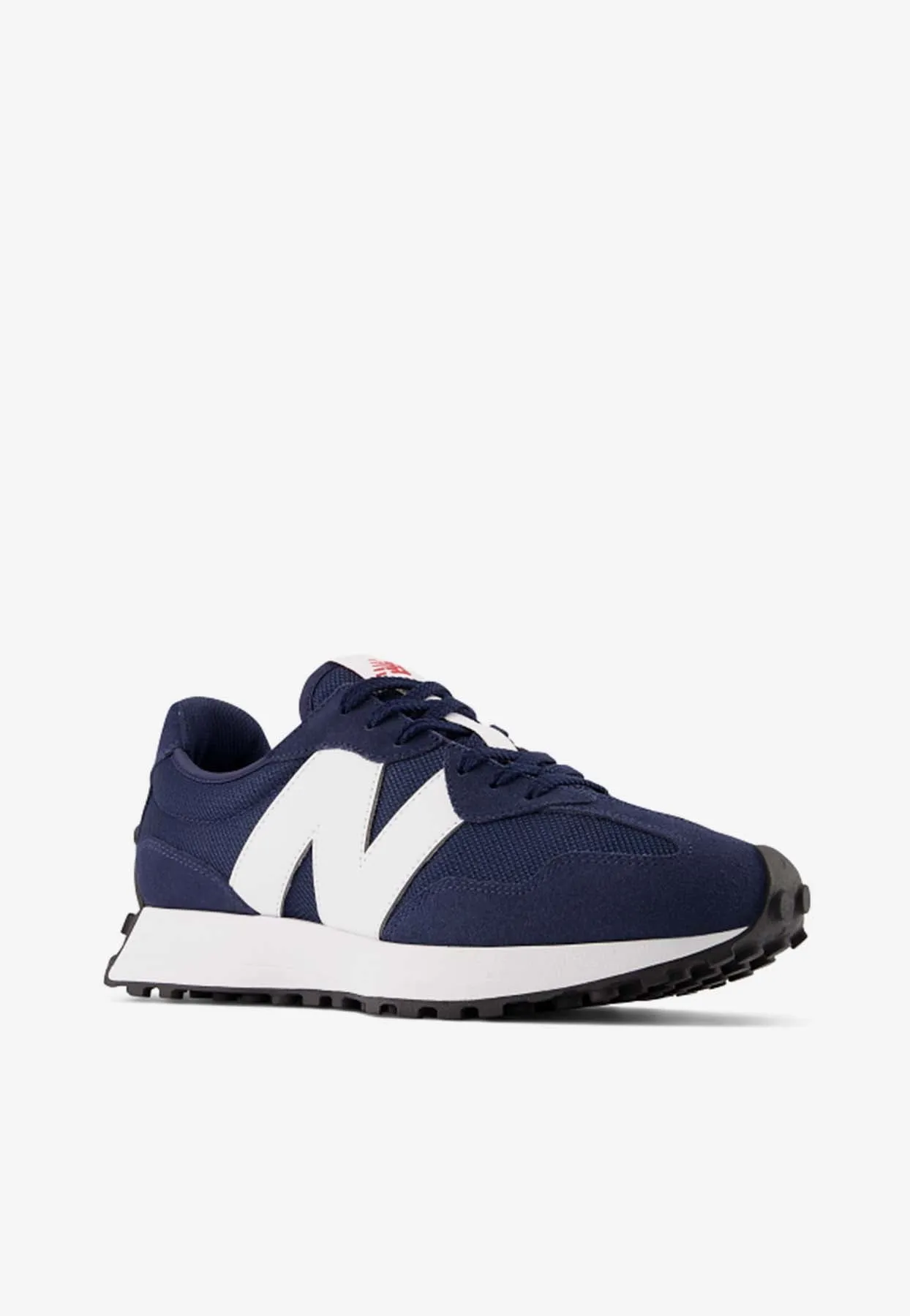 327 Low-Top Sneakers in Natural Indigo with White New Balance 550 Black White Grey