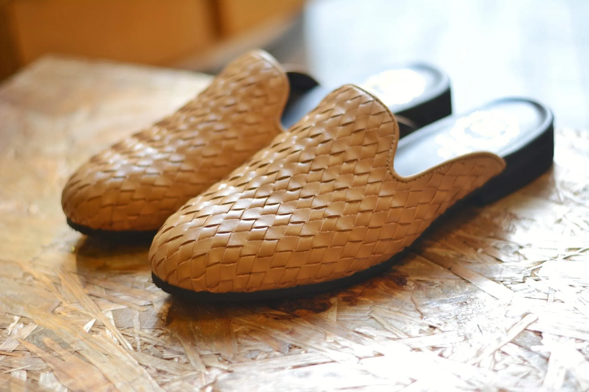 Gold Slippers Wedding 701-3 Woven Slipper Cream