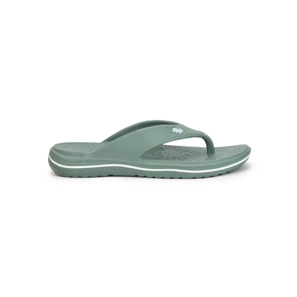 Slide Slipper A-HA Casual Green Flip Flop For Men BEACHTIME By Liberty