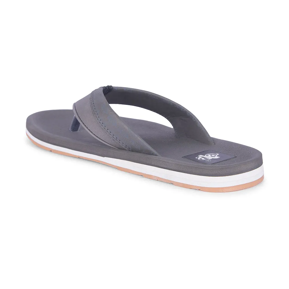 A-HA Casual Grey Flip Flops For Men ANCO-03 By Liberty Mou Campfire Slitters