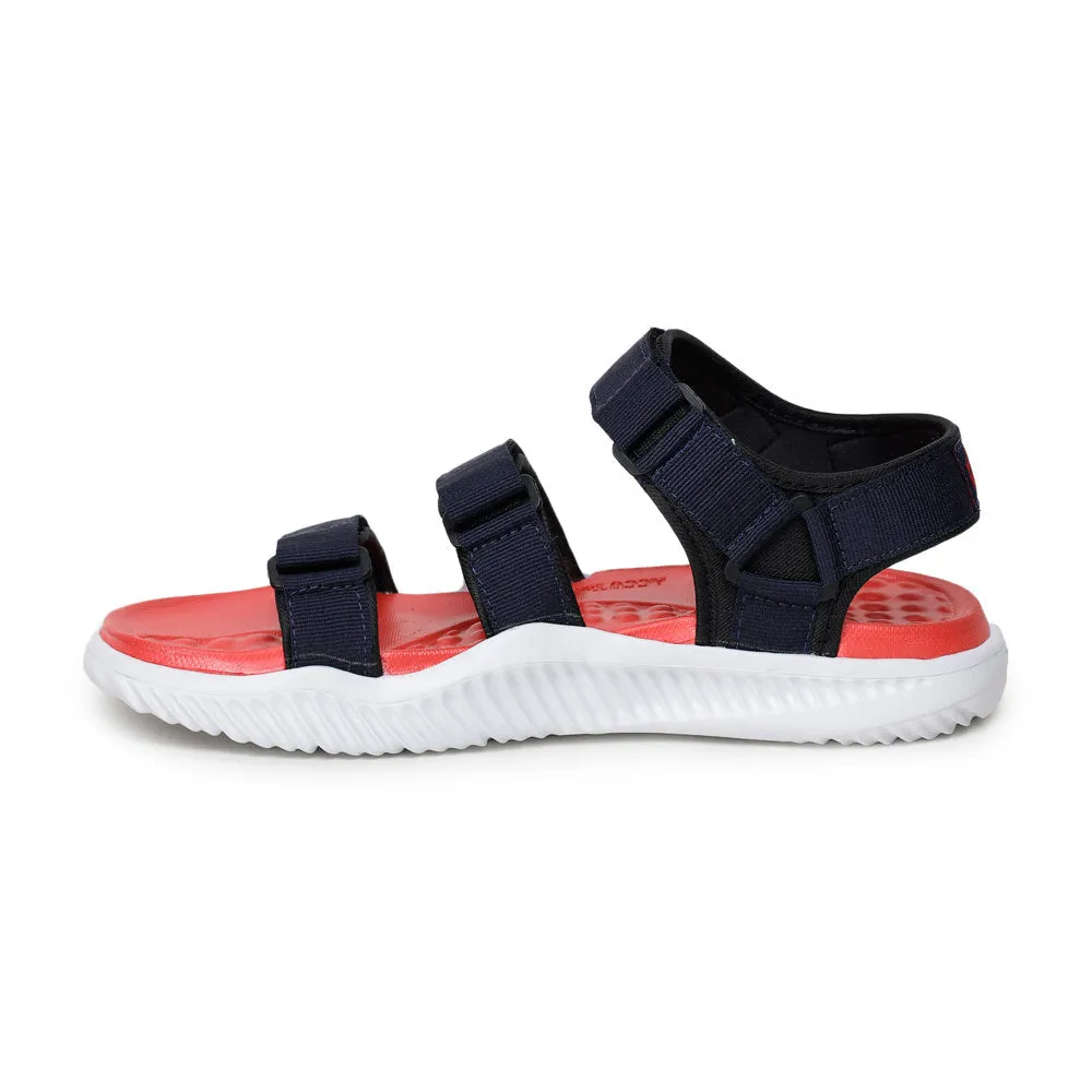 Funny Slppers A-HA Casual Navy Blue Sandals For Men STAMINA-4 By Liberty