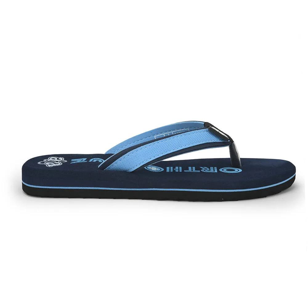 A-HA Casual S. Blue Flip Flop For Men ORTHO-1 By Liberty House Slippers For Plantar Fasciitis