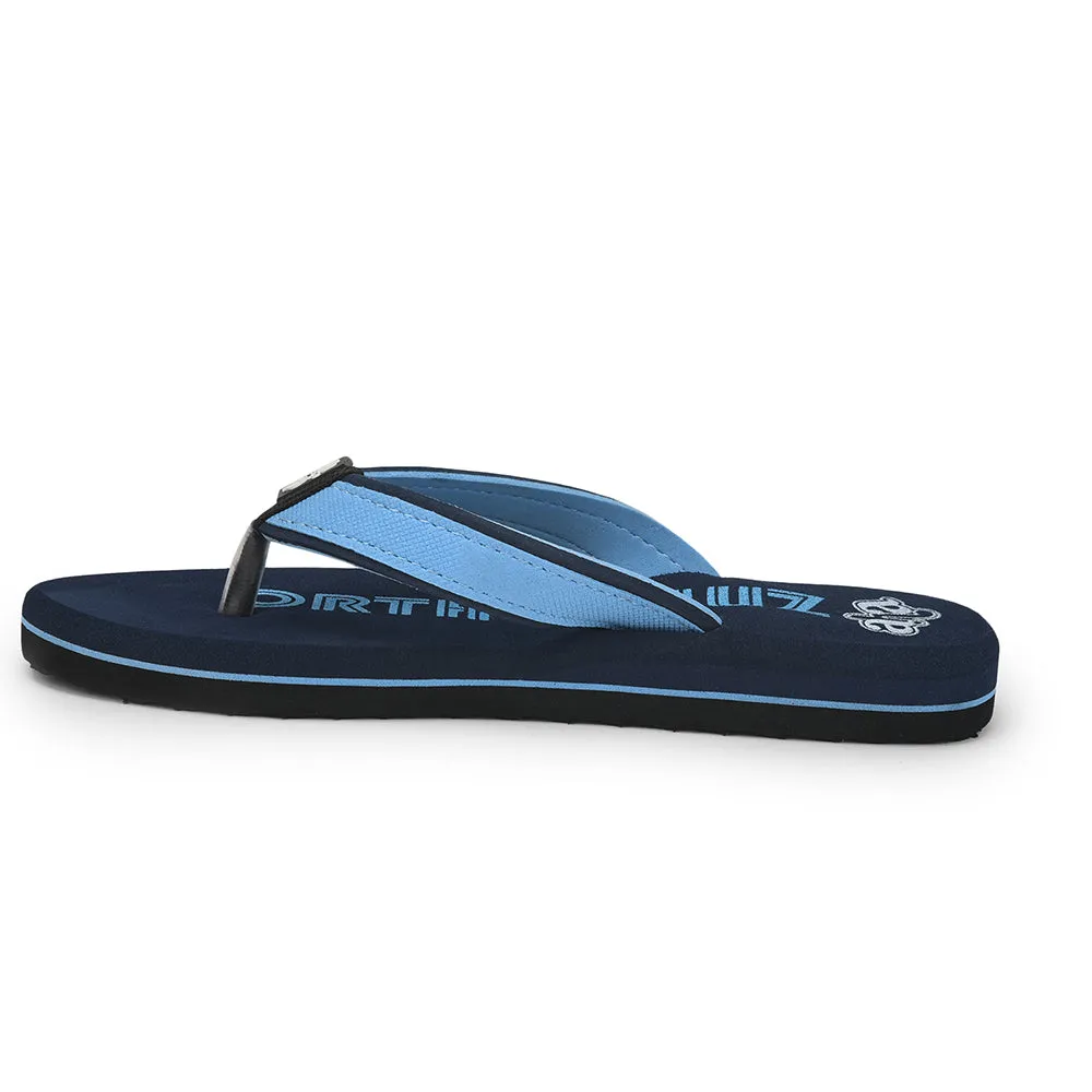 A-HA Casual S. Blue Flip Flop For Men ORTHO-1 By Liberty Pack Of Slippers