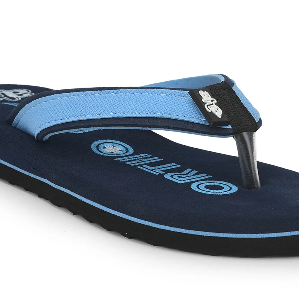 A-HA Casual S. Blue Flip Flop For Men ORTHO-1 By Liberty Lurking Class Slides
