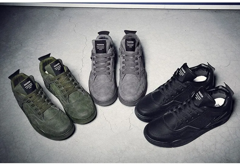 Men Casual Shoes Men Sneakers Lace-Up Sports Shoes Arch Support Sneakers