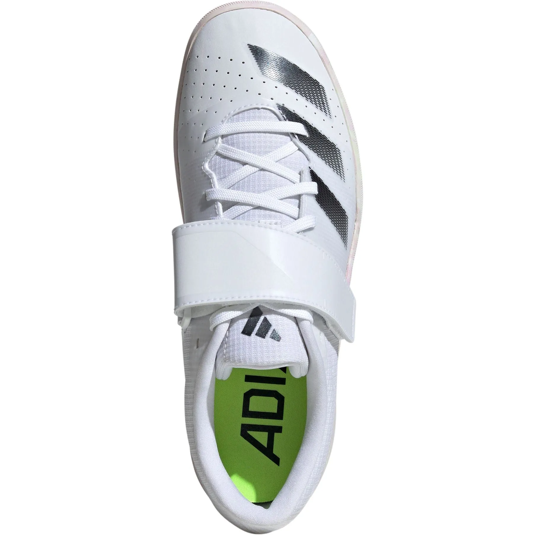 adidas Adizero Throws Field Event Spikes - White Old Adidas Skate Shoes