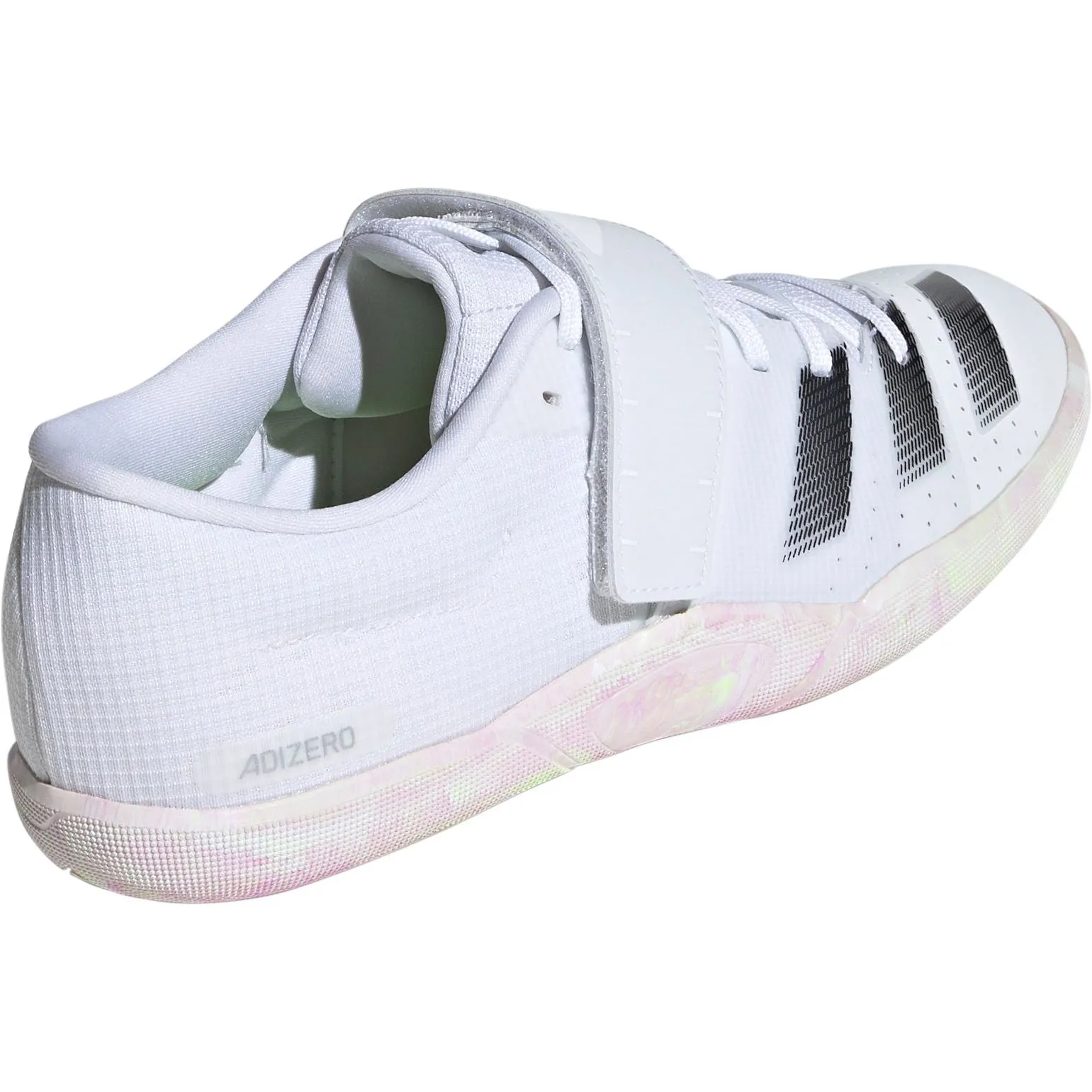 adidas Adizero Throws Field Event Spikes - White Strap Shoes Adidas