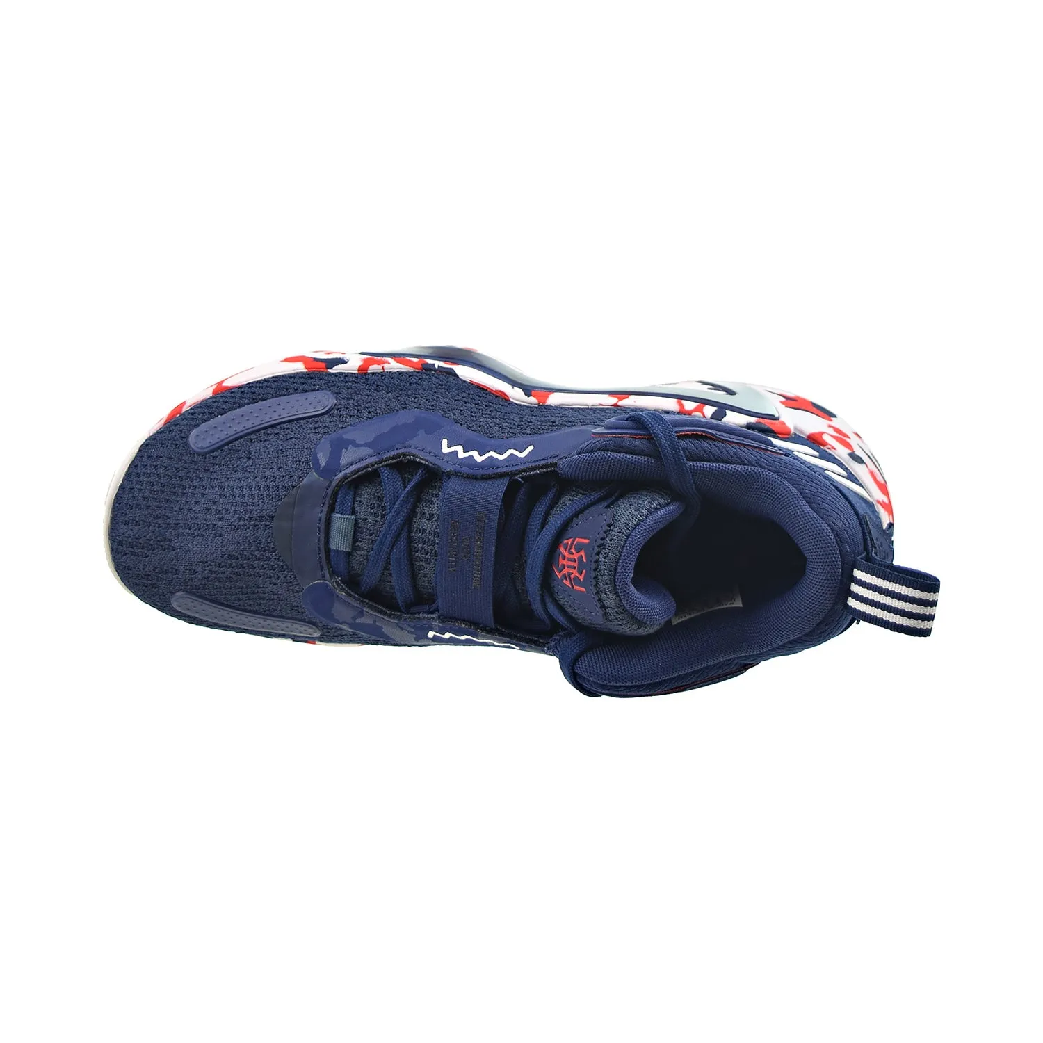 Adidas D.O.N. Issue 3 GCA Men's Shoes Navy Blue-Footwear White-Vivid Red Adidas Boost Golf Shoes