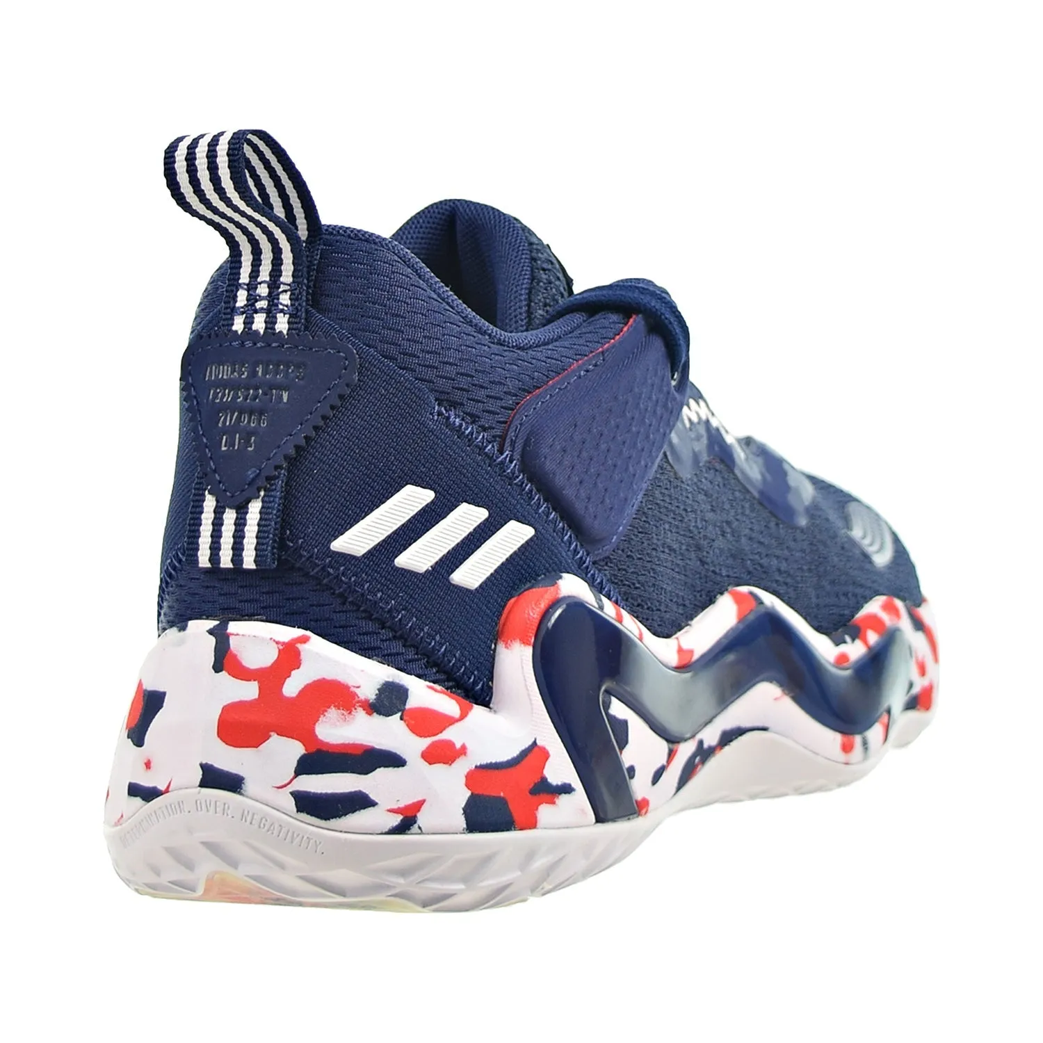 Adidas D.O.N. Issue 3 GCA Men's Shoes Navy Blue-Footwear White-Vivid Red Adidas Shoes For Jogging
