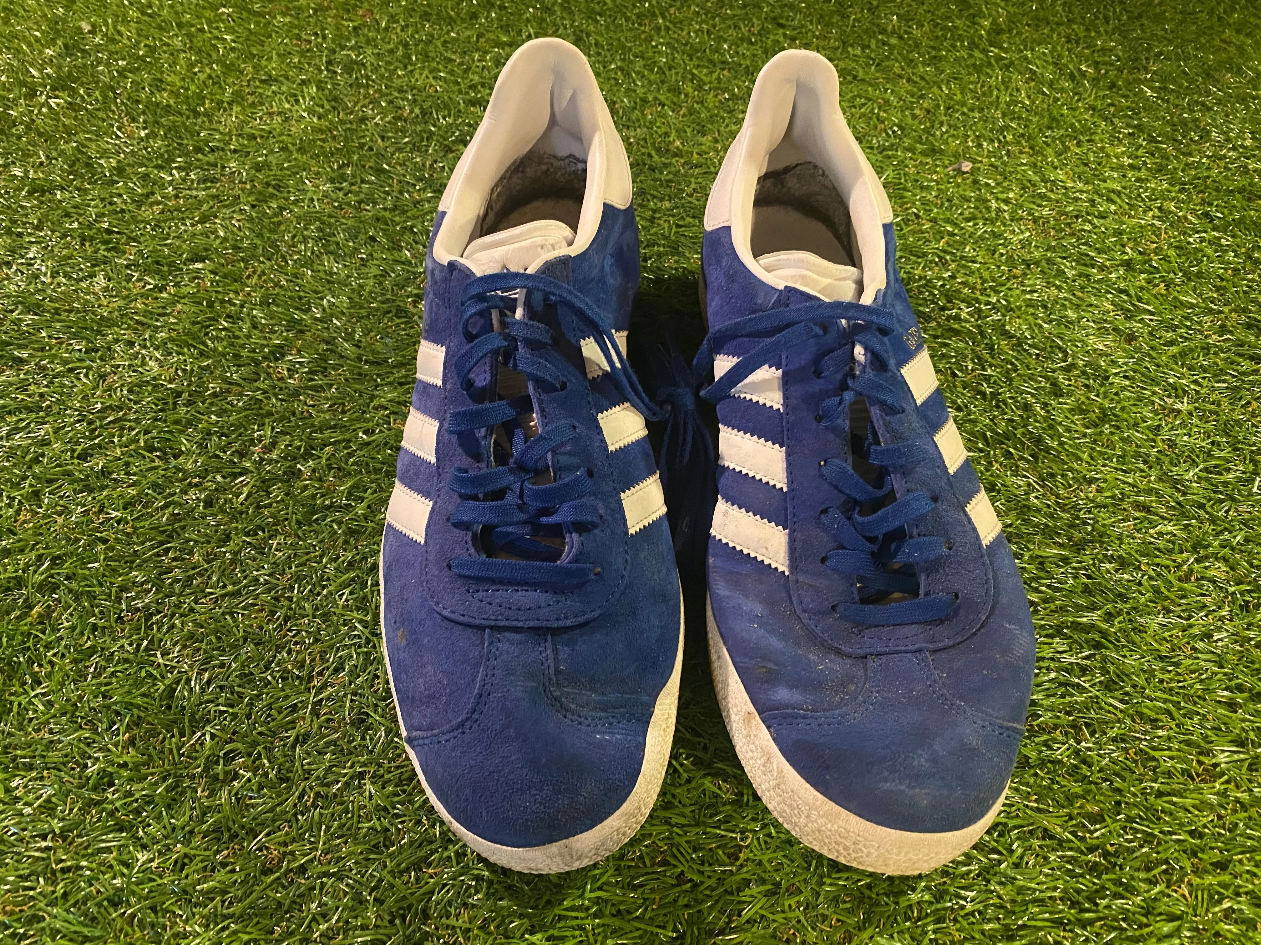 Adidas Shoe Bottoms Adidas Gazelle Trainers Vintage UK Adulr Mans Mens Size 9