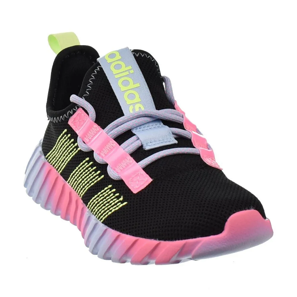 Adidas Kaptir Flow K Kids' Shoes Core Black/Hi-ResYellow jq7348 Youth Adidas Golf Shoes