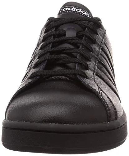 Adidas Men's Grand Court CBLACK/FTWWHT Tennis Shoe-10 Kids UK (EE7890) Adidas Basketball Shoes Dame 4