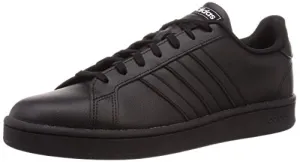 Adidas Skate Shoes Adidas Men's Grand Court CBLACK/FTWWHT Tennis Shoe-10 Kids UK (EE7890)