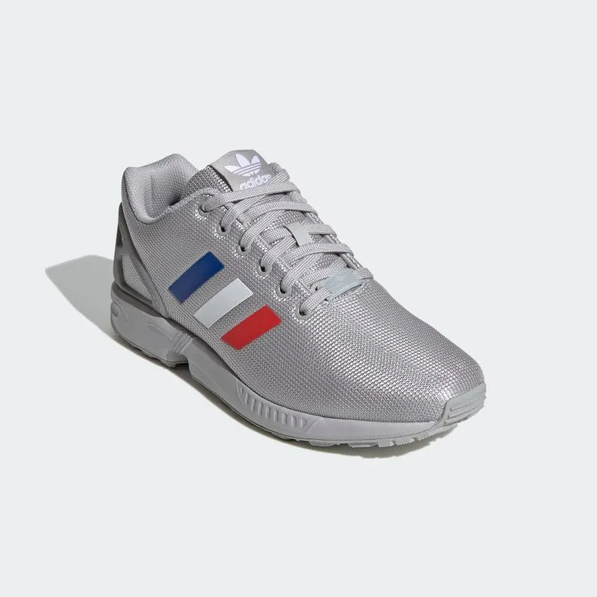 Adidas Water Shoe Adidas Men's ZX Flux Shoes - Grey / Royal Blue / Red