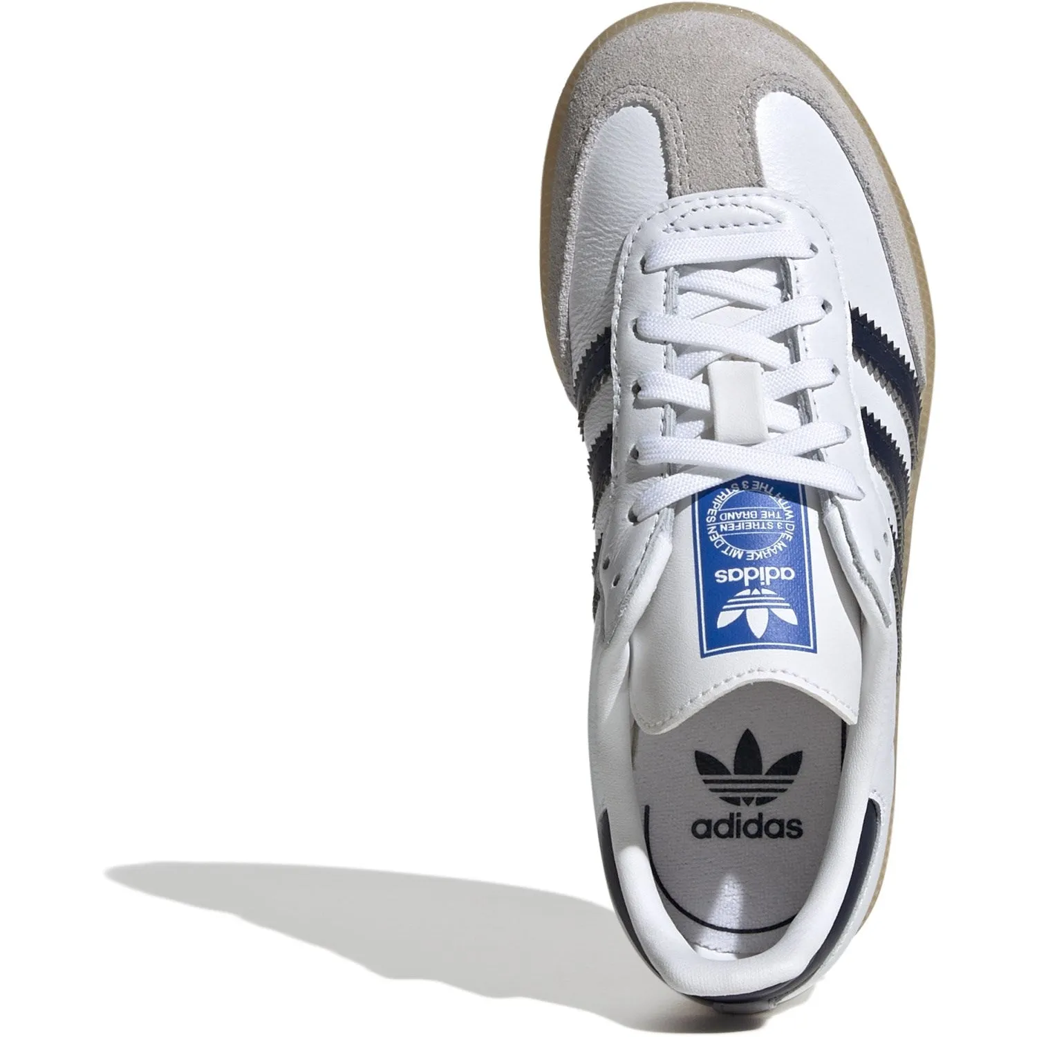 Cool Ways To Lace Adidas Shoes adidas Originals Cloud White/Collenavy/Gum3 Samba Og C Sneakers