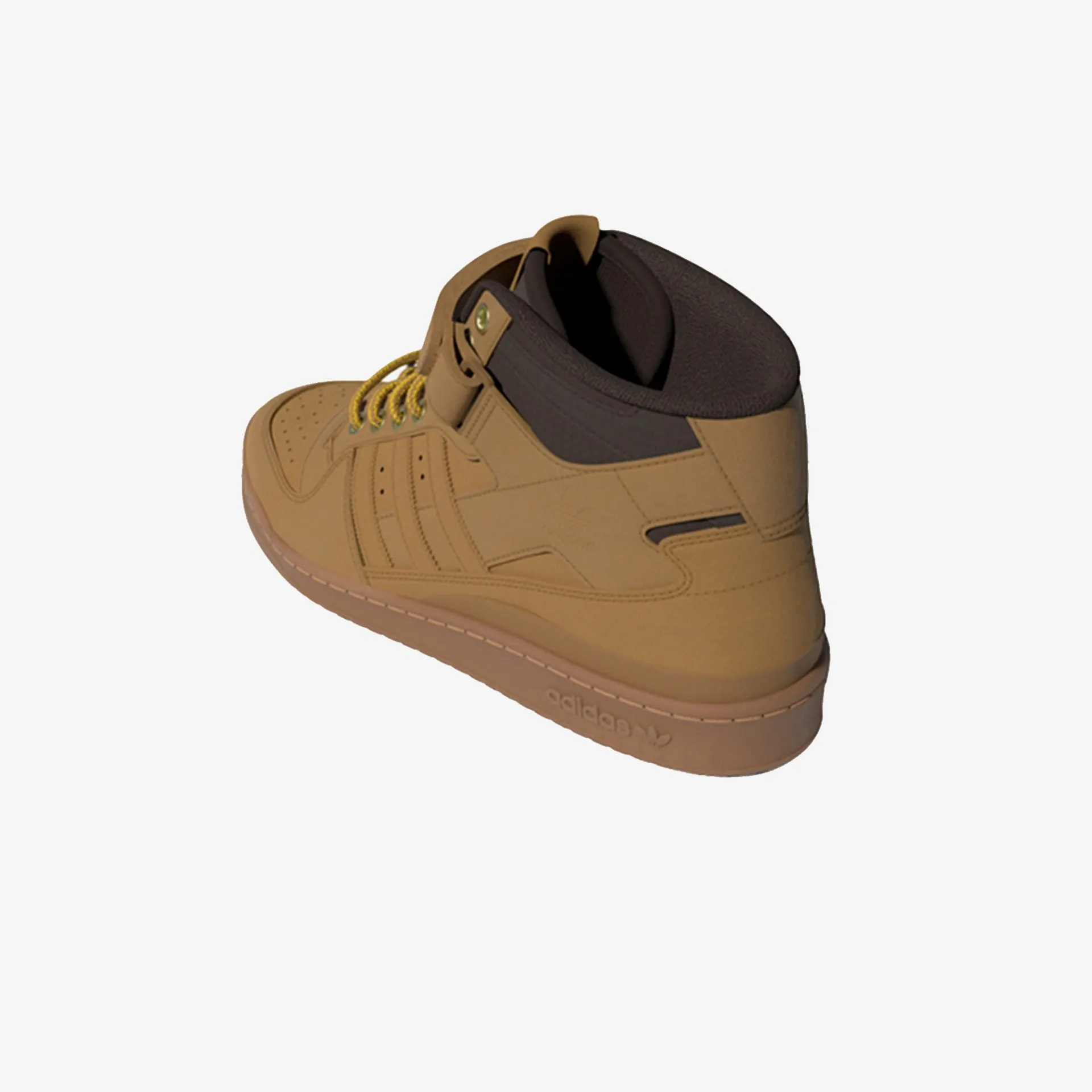 Adidas High Top Shoe Adidas Originals | FORUM MID  { BROWN