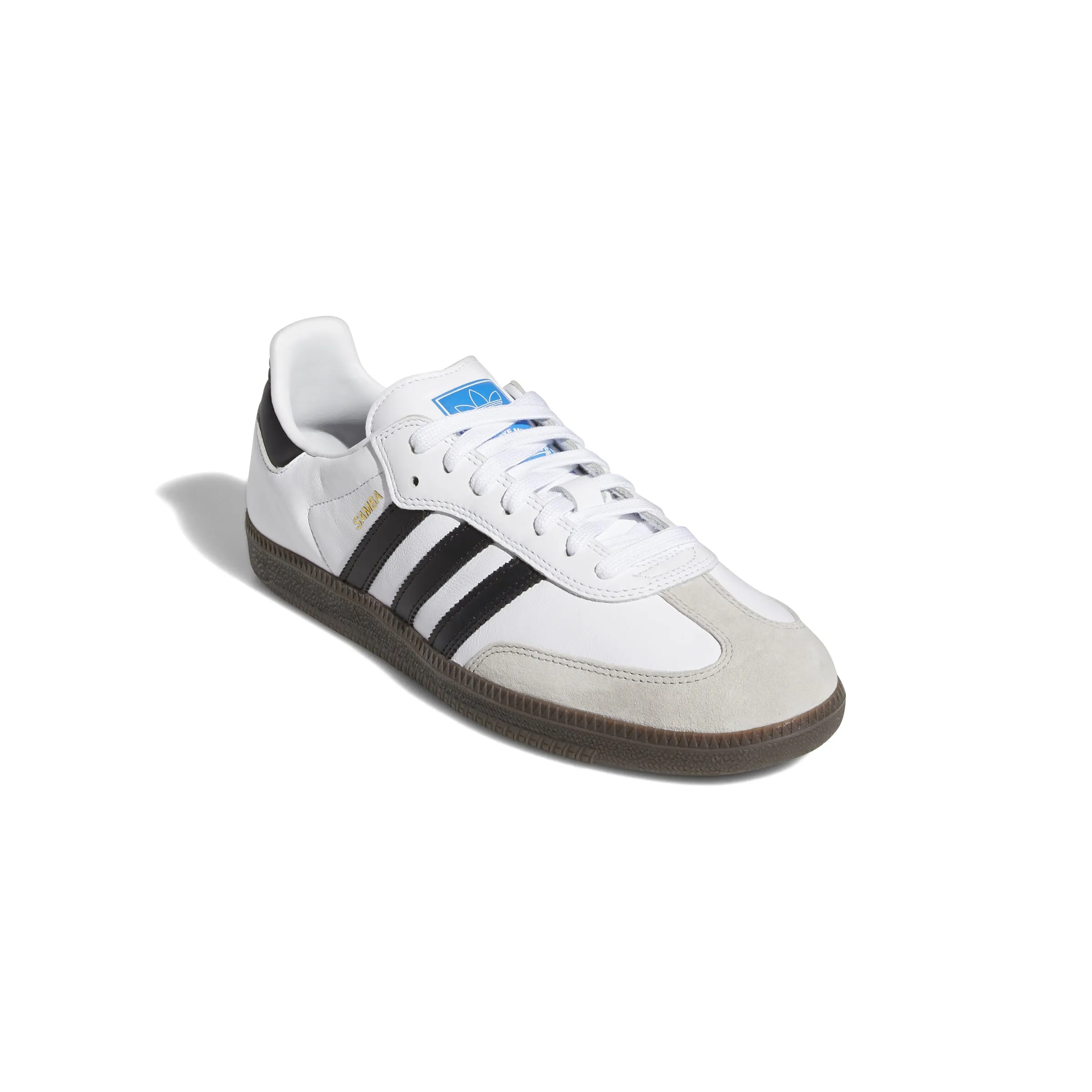 Adidas Samba ADV Skate Shoes-Cloud White/Core Black/Gum Adidas Wrestling Shoes