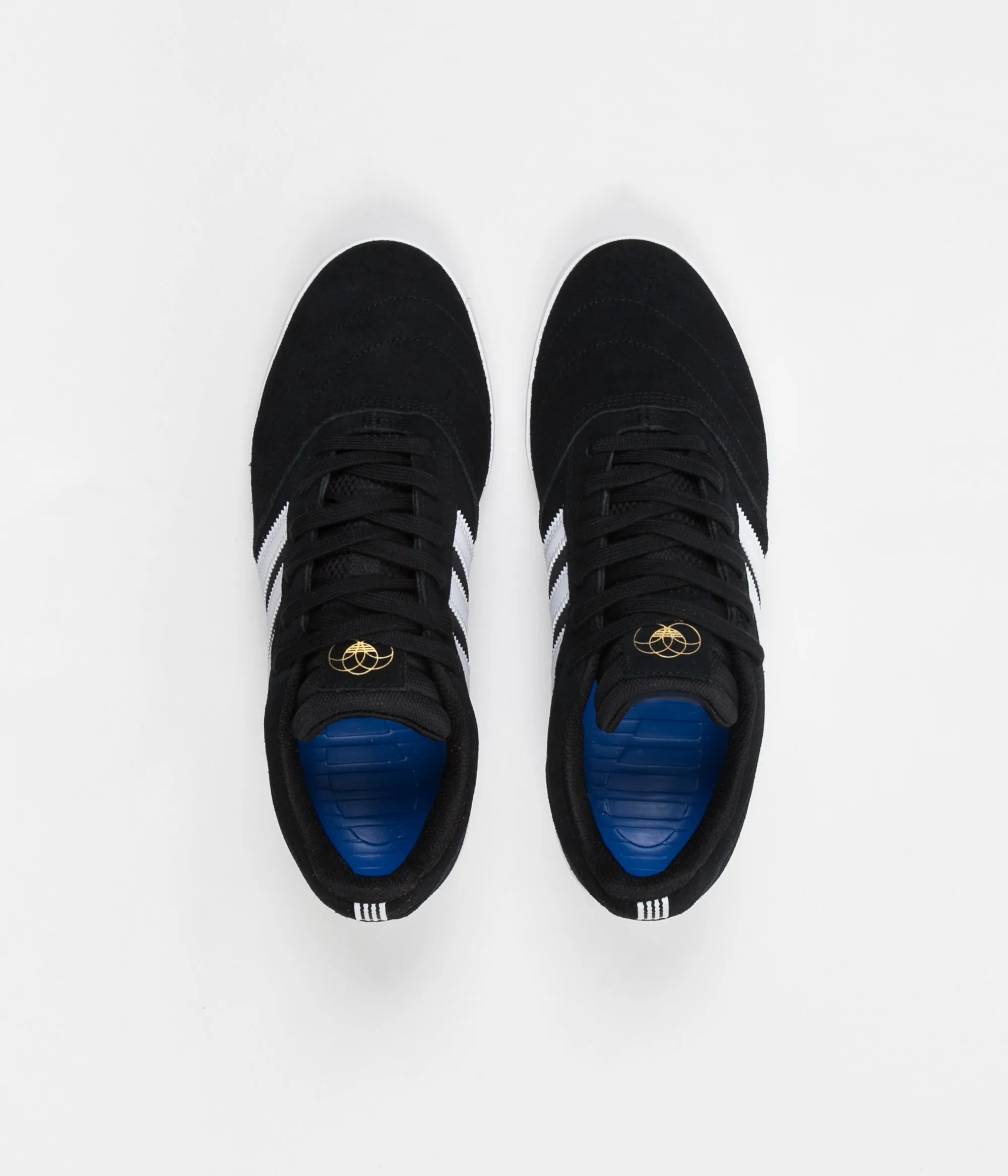 Adidas Suciu ADV II Shoes - Core Black / FTW White / Gold Metallic Adidas Shoes Rod Laver