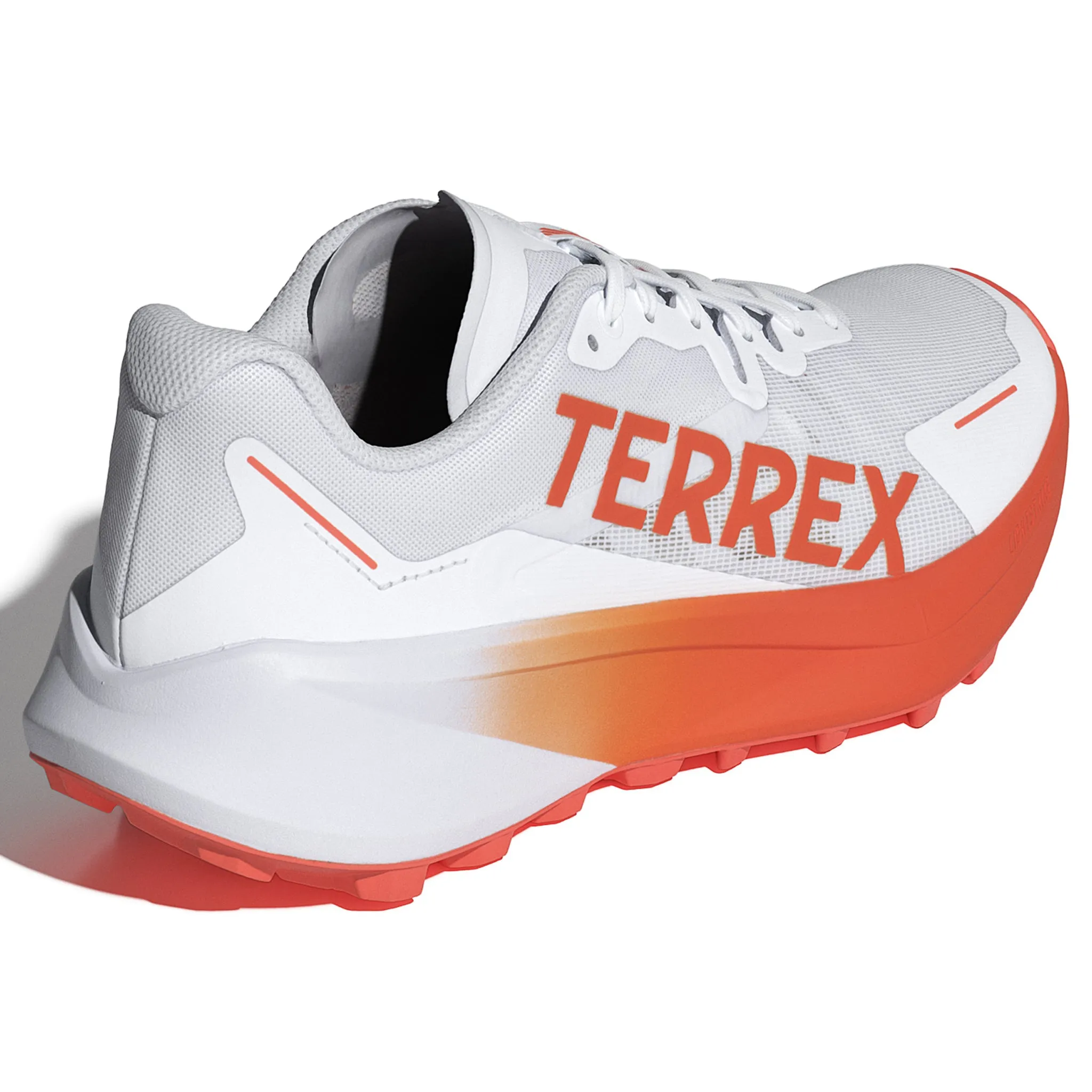 Adidas Terrex Agravic 3 Men's Cloud White Semi Impact Orange Dash Grey Retro Adidas Running Shoes