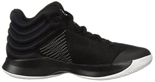 adidas Unisex Pro Spark 2018 Basketball Shoe, Black/White/Grey, 4 M US Big Kid Adidas Trainers Shoes