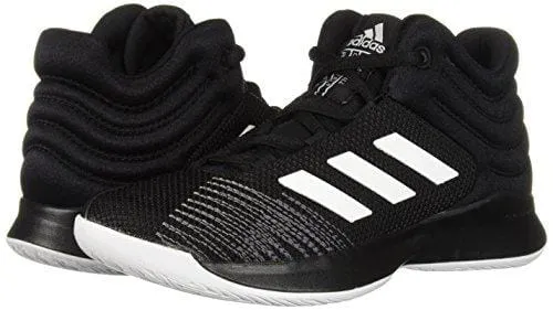 Forum Mid Shoes Adidas adidas Unisex Pro Spark 2018 Basketball Shoe, Black/White/Grey, 7 M US Big Kid