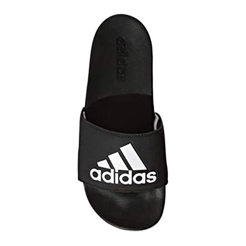 Adidas Most Popular Shoes adidas Women's Adilette Comfort Slide Sandal, Black/White/Black, 10 M US