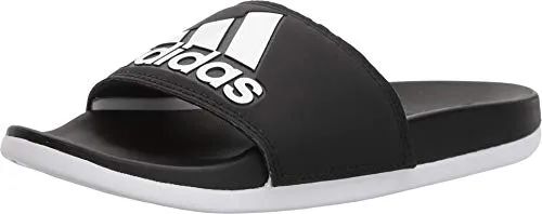 Convert Shoe Size To Adidas adidas Women's Adilette Comfort Slide Sandal, Black/White/Black, 10 M US