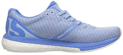 adidas Women's Adizero Boston 8 Running Shoe, Glow Blue/Gold Metallic/Real Blue, 6 M US Campus Shoes Adidas