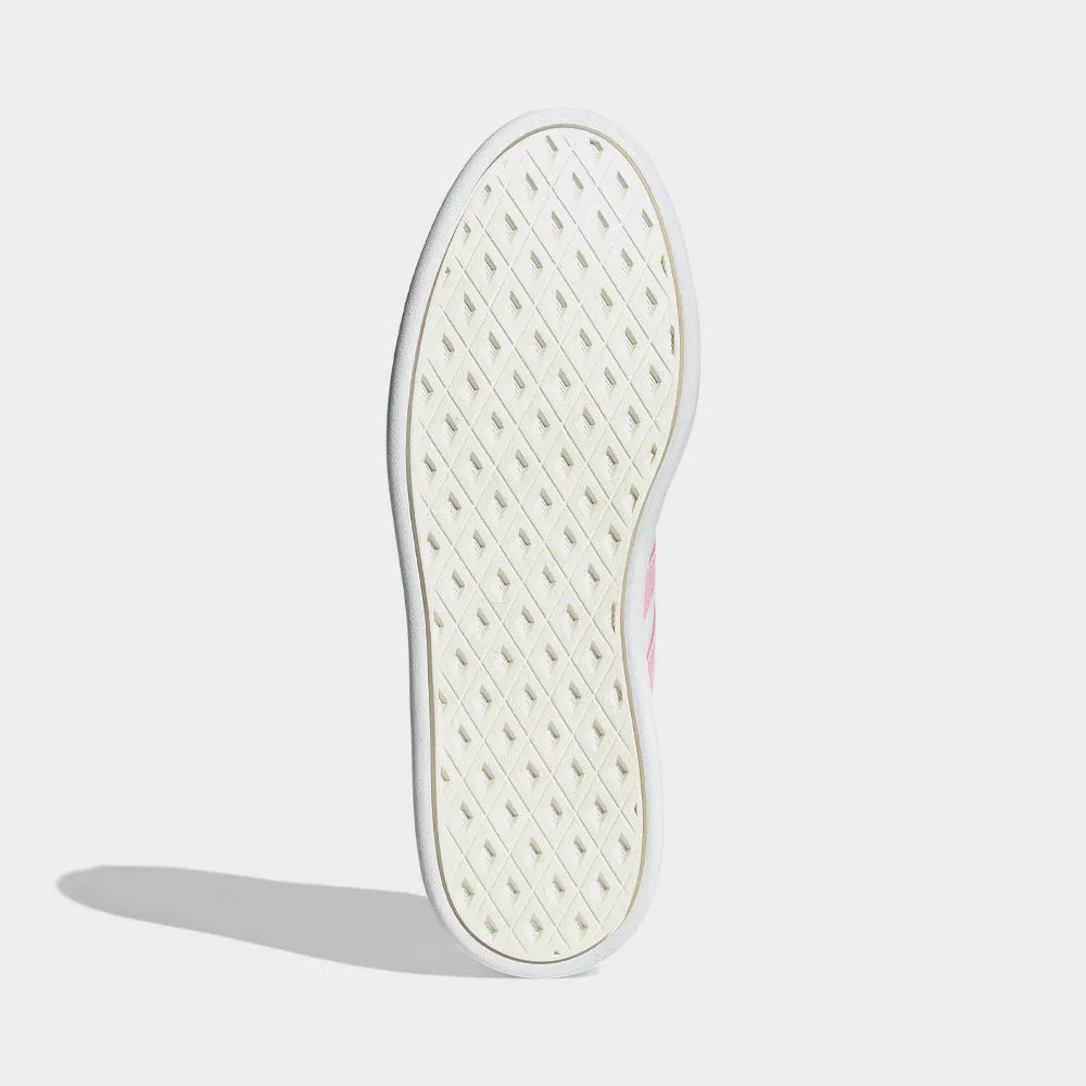 Adidas Womens Breaknet Sleek Sneaker White/pink _ 182671 _ White Diabetic Sneakers