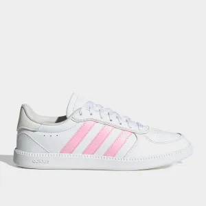 Adidas Womens Breaknet Sleek Sneaker White/pink _ 182671 _ White Good Sneakers