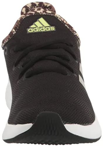 Adidas Bermuda Shoes adidas Women's Cloudfoam Pure Sportswear Sneaker, Core Black/Core Black/Pulse Lime, 5