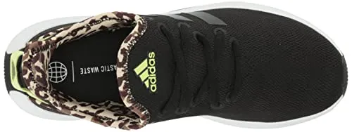 Adidas Pickleball Shoes adidas Women's Cloudfoam Pure Sportswear Sneaker, Core Black/Core Black/Pulse Lime, 5