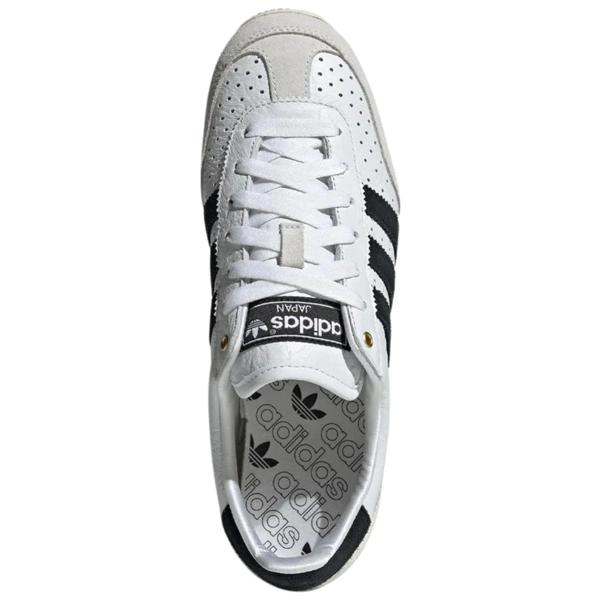 Adidas Women's Japan Cloud White/Core Black/Gold Metallic Adidas Exhibit Select 2.0 Pro Basketball Shoes