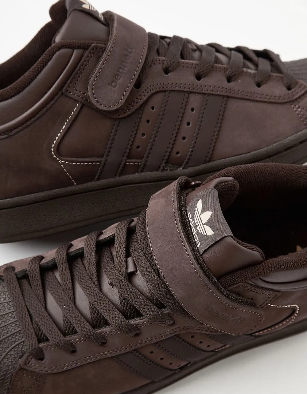 adidas x Niels Bennett Pro Shell Skate Shoes - Brown/Dark Brown/Magic Beige Adidas Sale Shoes