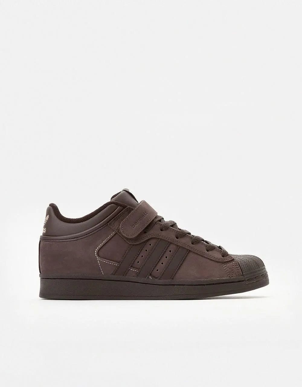 Adidas And Palace Shoes adidas x Niels Bennett Pro Shell Skate Shoes - Brown/Dark Brown/Magic Beige