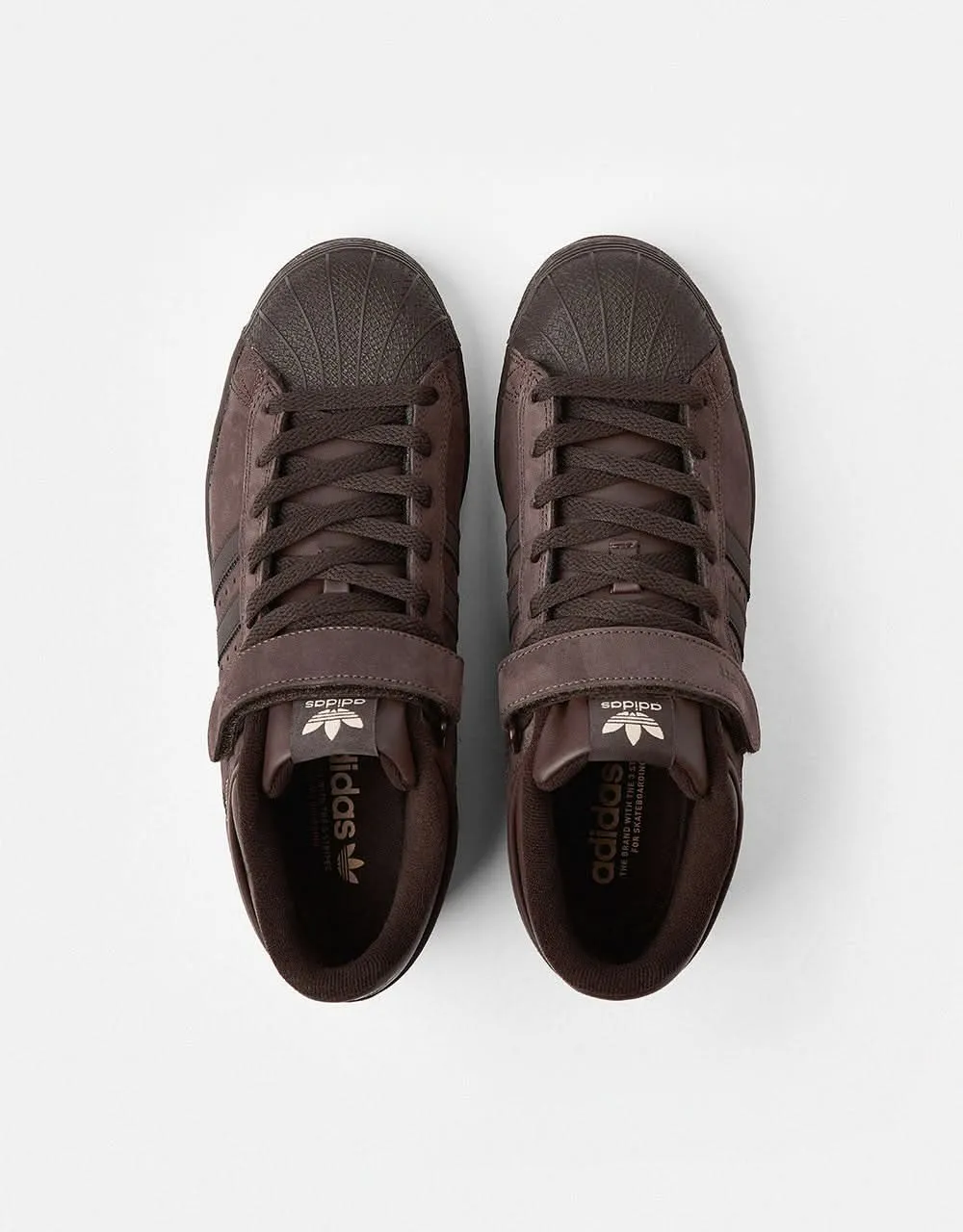 adidas x Niels Bennett Pro Shell Skate Shoes - Brown/Dark Brown/Magic Beige Adidas Okapi Shoes