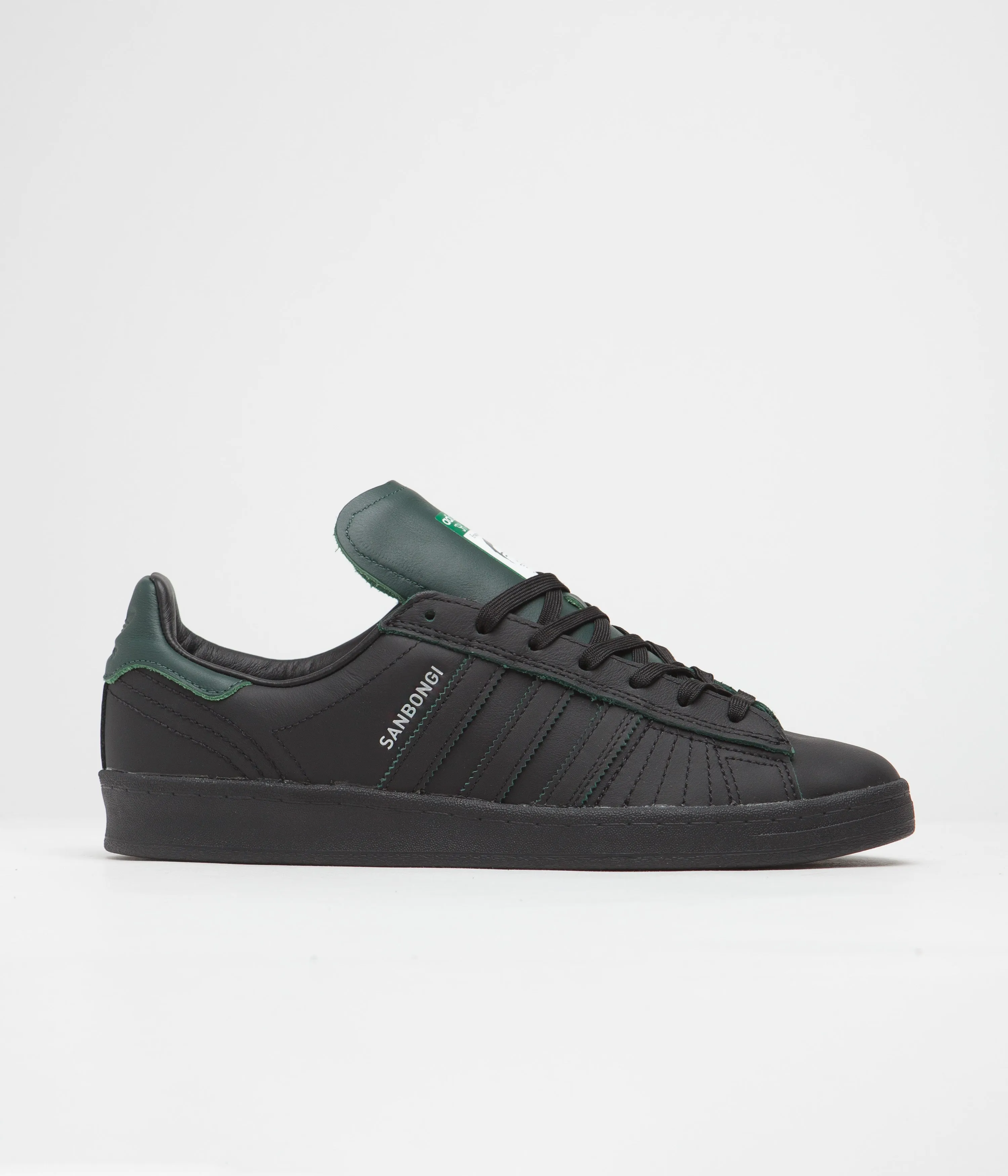 Adidas Shoes Bape Adidas x Shin Sanbongi Campus Adv Shoes - Core Black / Core Black / Collegiate Green