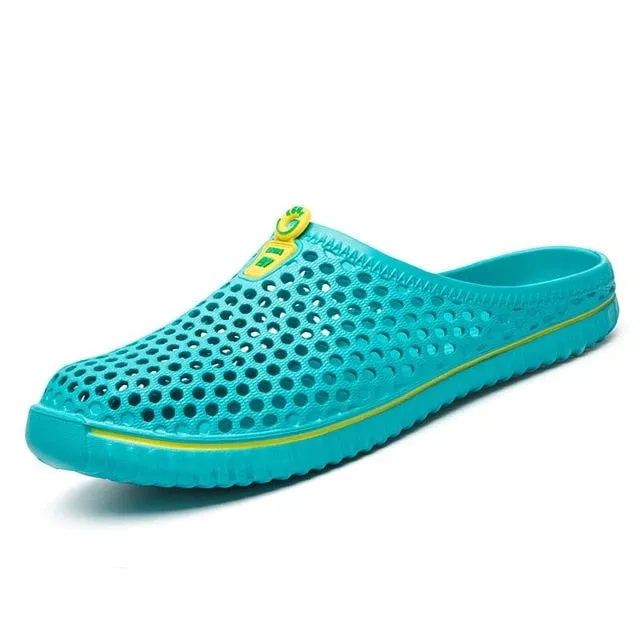 2018 Women Summer Sandals Hollow Out Mesh Breathable Lovers Slippers Unisex Casual Beach Shoes Flats Flip Flops zapatos hombre Outdoor Gear Lab Flip Flops