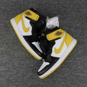 Asics Shoes Price In Japan Nike Air Jordan 1 High Retro OF 6 Ring White Black Yellow Shoes Basketball Men !!! CYBER MONDAY SALE !!!