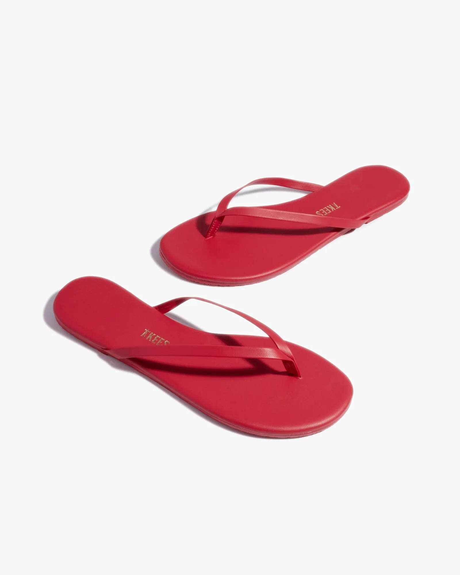 Lily Pigments - Red Fresko Flip Flops
