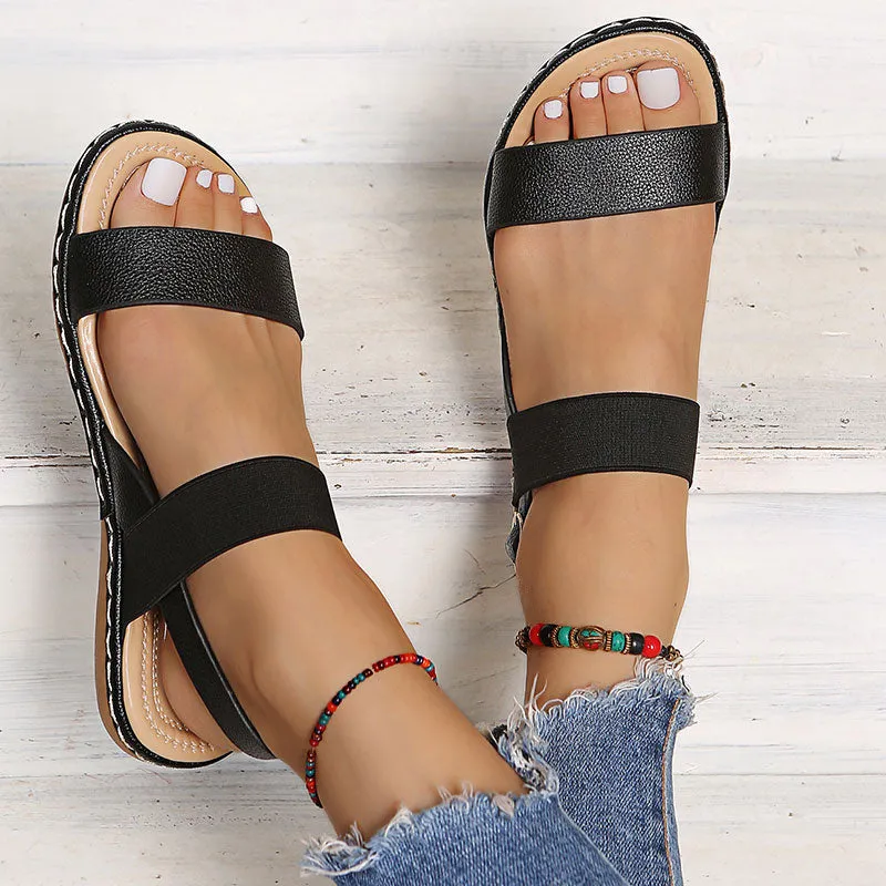 Women Summer Flat Shoes Soft Sandals Best Sprinting Shoes For Flat Feet