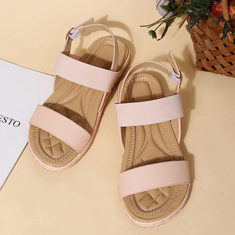 Best Tennis Shoes For Flat Feet Women Summer Flat Shoes Soft Sandals