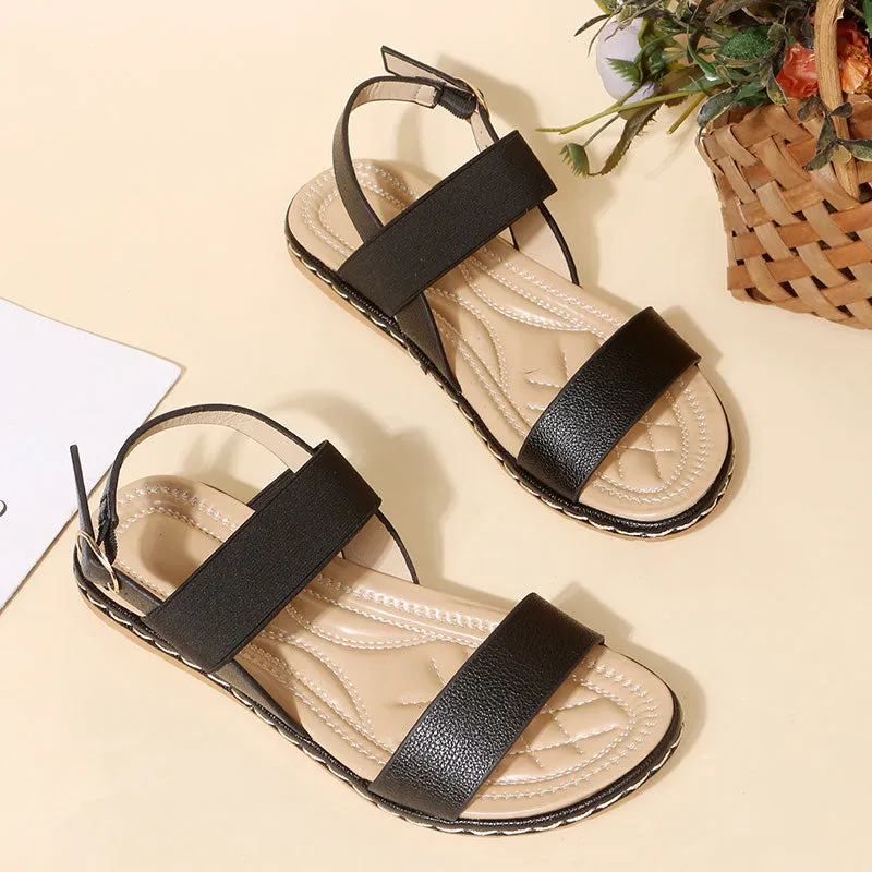 Dress Shoes For Overpronation And Flat Feet Women Summer Flat Shoes Soft Sandals